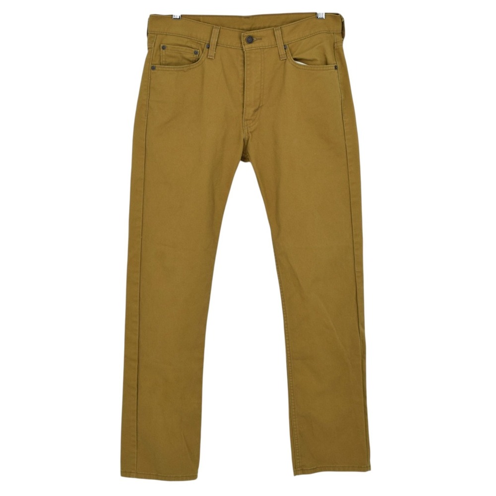 Levi's Mens 513 Slim Straight Jeans 32x32 Caraway Brown Stretch Utility Workwear